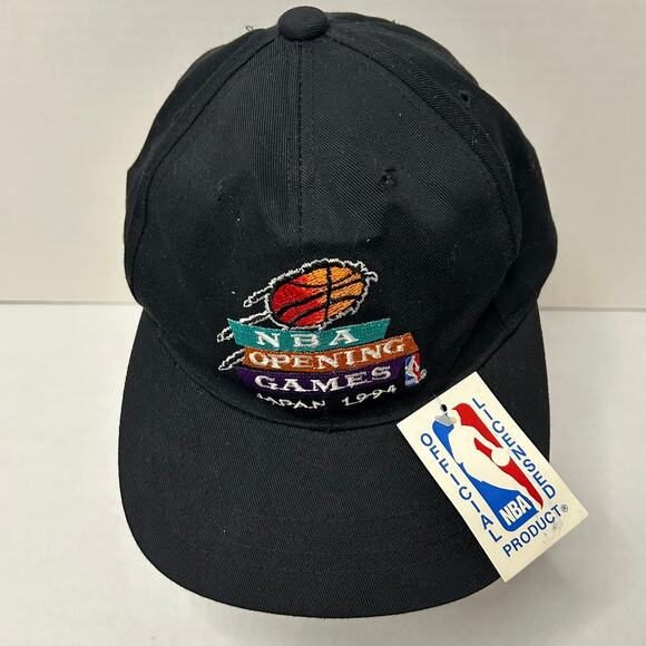 Vintage NBA Opening Games Japan 1994 Snapback Hat Cap NWT - Picture 1 of 9